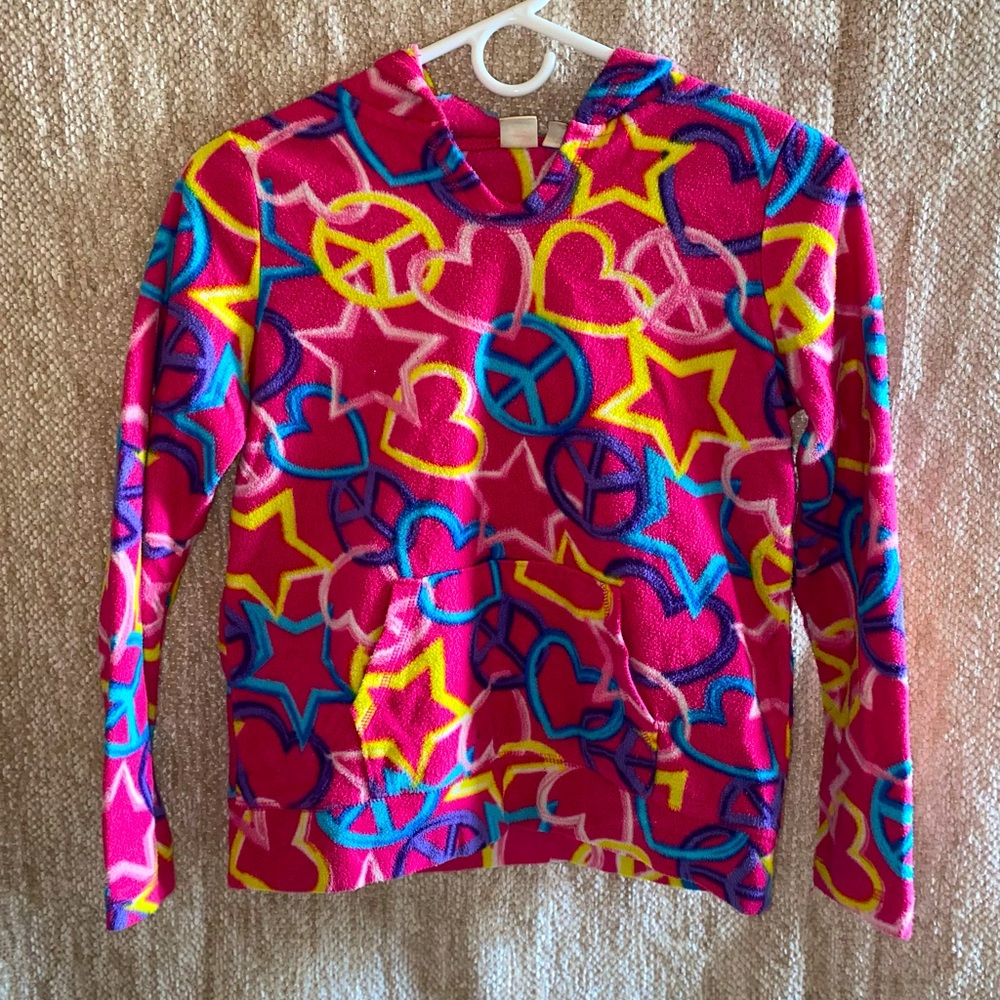 Hearts, Peace Signs & Stars Hoodie